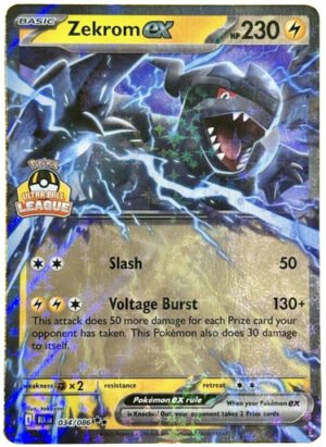 SV Black Bolt 034/086 Zekrom ex (Ultra Ball League Promo)