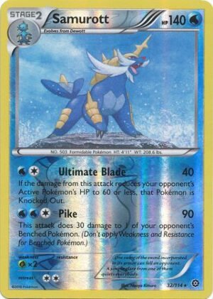 XY Steam Siege 32/114 Samurott (Reverse Holo)