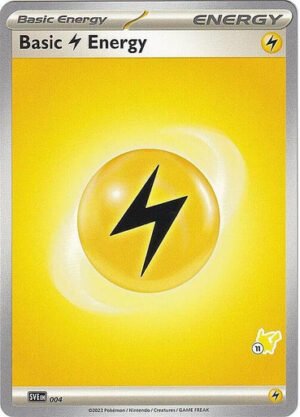 Scarlet & Violet SVE EN04 Basic Lightning Energy (Pikachu Symbol 11)