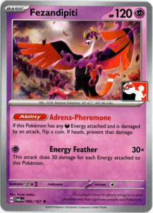 SV Twilight Masquerade 096/167 Fezandipiti (Prize Pack League Promo Non-Holo)