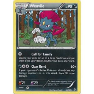 XY Flashfire 52/106 Weavile
