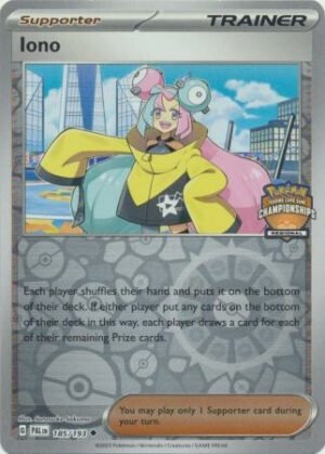 SV Paldea Evolved 185/193 Iono (Regional League Promo)