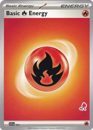 Scarlet & Violet SVE EN02 Basic Fire Energy (Armarouge Symbol 16)
