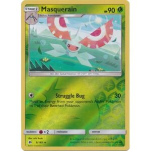 Sun and Moon (Base Set) 8/149 Masquerain (Reverse Holo)