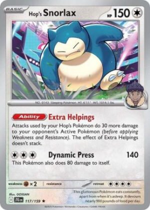 SV Journey Together 117/159 Hop's Snorlax (Holo)
