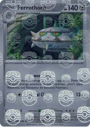 SV White Flare 069/086 Ferrothorn (MASTER BALL Reverse Holo)