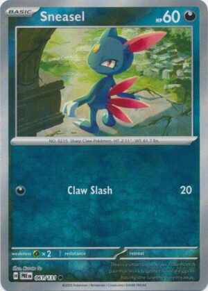 SV Prismatic Evolutions 061/131 Sneasel (MASTER BALL Pattern Holo)