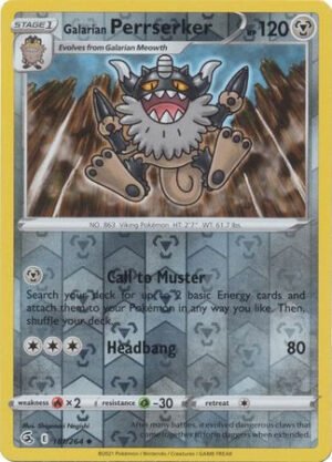 Fusion Strike 181/264 Galarian Perrserker (Reverse Holo)