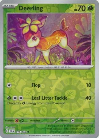 SV Temporal Forces 016/162 Deerling (Reverse Holo)
