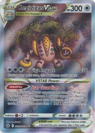 Crown Zenith GG55/GG70 Regigigas VSTAR (Full Art)