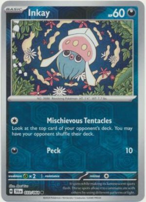 SV Shrouded Fable 033/064 Inkay (Reverse Holo)