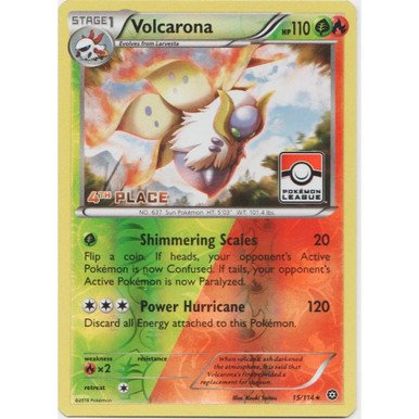 XY Steam Siege 15/114 Volcarona (League Promo 4th Place)
