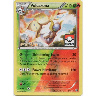 XY Steam Siege 15/114 Volcarona (League Promo 1st Place)