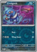 Scarlet & Violet (Base Set) 130/198 Croagunk (Reverse Holo)