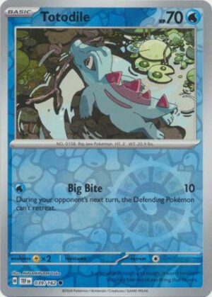 SV Temporal Forces 039/162 Totodile (Reverse Holo)