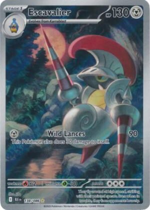SV Black Bolt 138/086 Escavalier (Illustration Rare)
