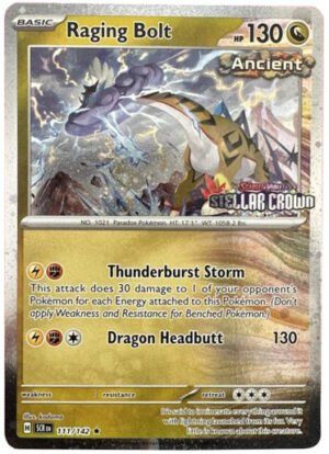 SV Stellar Crown 111/142 Raging Bolt (Cosmo Holo Stellar Crown Stamp)