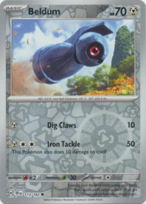 SV Temporal Forces 113/162 Beldum (Reverse Holo)