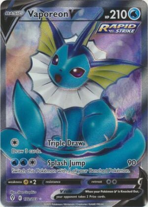 Evolving Skies 172/203 Vaporeon V (Full Art)