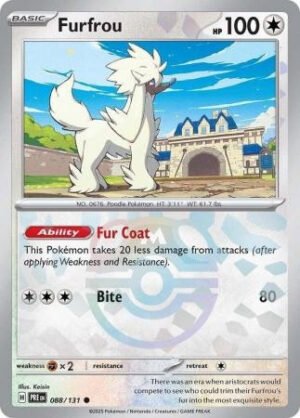 SV Prismatic Evolutions 088/131 Furfrou (MASTER BALL Pattern Holo)