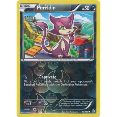 Boundaries Crossed 90/149 Purrloin (Reverse Holo)