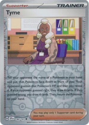 SV Surging Sparks 190/191 Tyme (Reverse Holo)