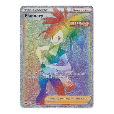 Chilling Reign 215/198 Flannery (Rainbow Rare)