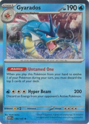 Scarlet & Violet 151 130/165 Gyarados (Holo)
