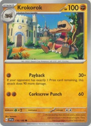Scarlet & Violet (Base Set) 116/198 Krokorok