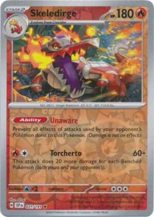 SV Surging Sparks 031/191 Skeledirge (Reverse Holo)