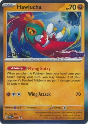 Scarlet & Violet Promo SVP007 Hawlucha (STAFF)