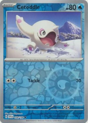 Scarlet & Violet (Base Set) 058/198 Cetoddle (Reverse Holo)