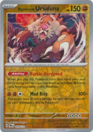 SV Prismatic Evolutions 054/131 Bloodmoon Ursaluna (Reverse Holo)