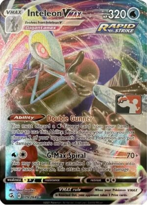 Fusion Strike 079/264 Inteleon VMAX (Prize Pack League Promo)