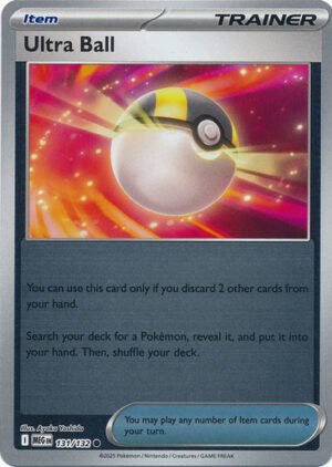 Mega Evolution 131/132 Ultra Ball (Reverse Holo)