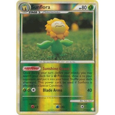 HeartGold & SoulSilver 31/123 Sunflora (Reverse Holo)