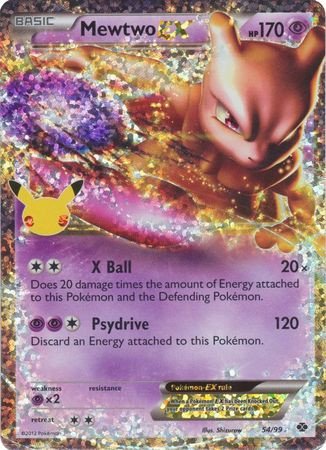 Celebrations Classic Collection 54/99 Mewtwo EX (Holo)