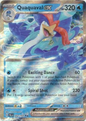 SV Paldea Evolved 052/193 Quaquaval ex (Half Art)