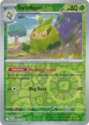 SV White Flare 002/086 Swadloon (Reverse Holo)