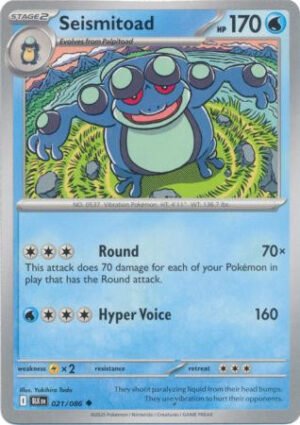 SV Black Bolt 021/086 Seismitoad