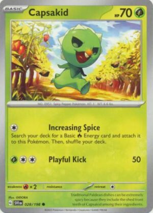 Scarlet & Violet (Base Set) 028/198 Capsakid