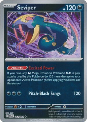 ME Phantasmal Flames 062/094 Seviper (Reverse Holo)