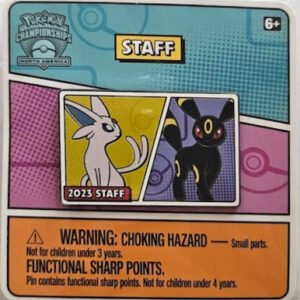 NAIC STAFF 2023 Espeon & Umbreon Pin Badge