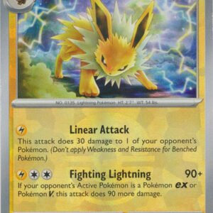 SV Prismatic Evolutions 029/131 Jolteon (POKE BALL Pattern Holo)