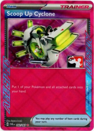 SV Twilight Masquerade 162/167 Scoop Up Cyclone (ACE Spec Prize Pack League Promo Holo)