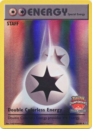 XY Evolutions 90/108 Double Colorless Energy (League Promo North America STAFF)