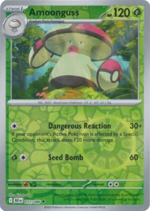 SV Black Bolt 011/086 Amoonguss (Reverse Holo)
