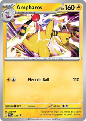 Scarlet & Violet Promo SVP109 Ampharos (No Symbol)