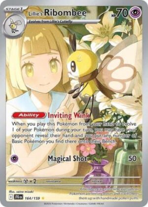 SV Journey Together 164/159 Lillie's Ribombee (Illustration Rare)