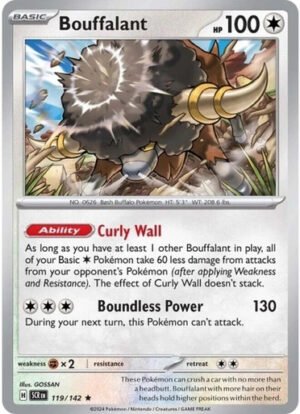 SV Stellar Crown 119/142 Bouffalant (Non-Holo)
